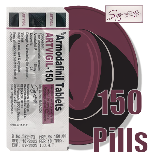 Artvigil 150mg 150 Pills Offer, Free Shipping