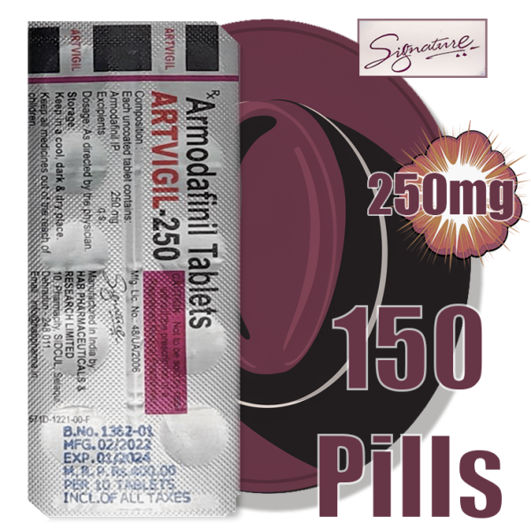 Artvigil 250mg 150 Pills Offer, Free Shipping